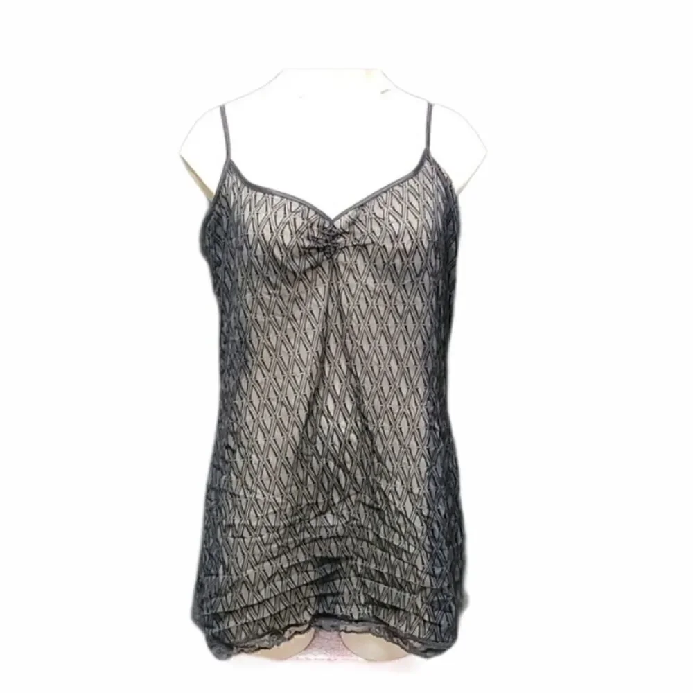 VICTORIA'S SECRET BLACK SHEER NEGLIGEE